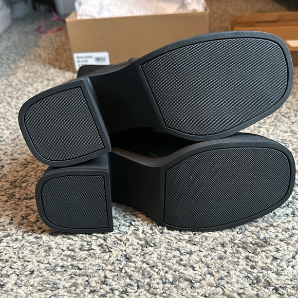 Steve Madden Berkleigh Black wide calf knee high boots - Picture 3 of 4